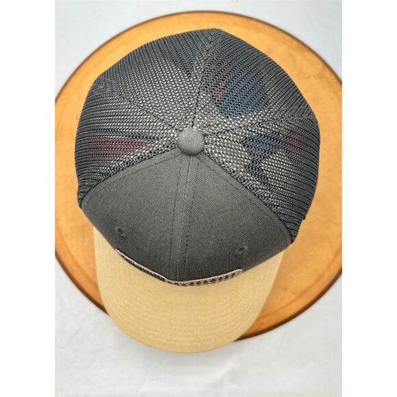 Columbia Unisex Flex Fit Mesh Baseball Cap Gray Tree Flag Patch Small - Picture 2 of 6